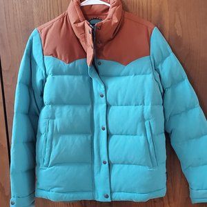 Patagonia Bivy Down Jacket RARE 2016 Mushroom Lining Puffer Coat size small